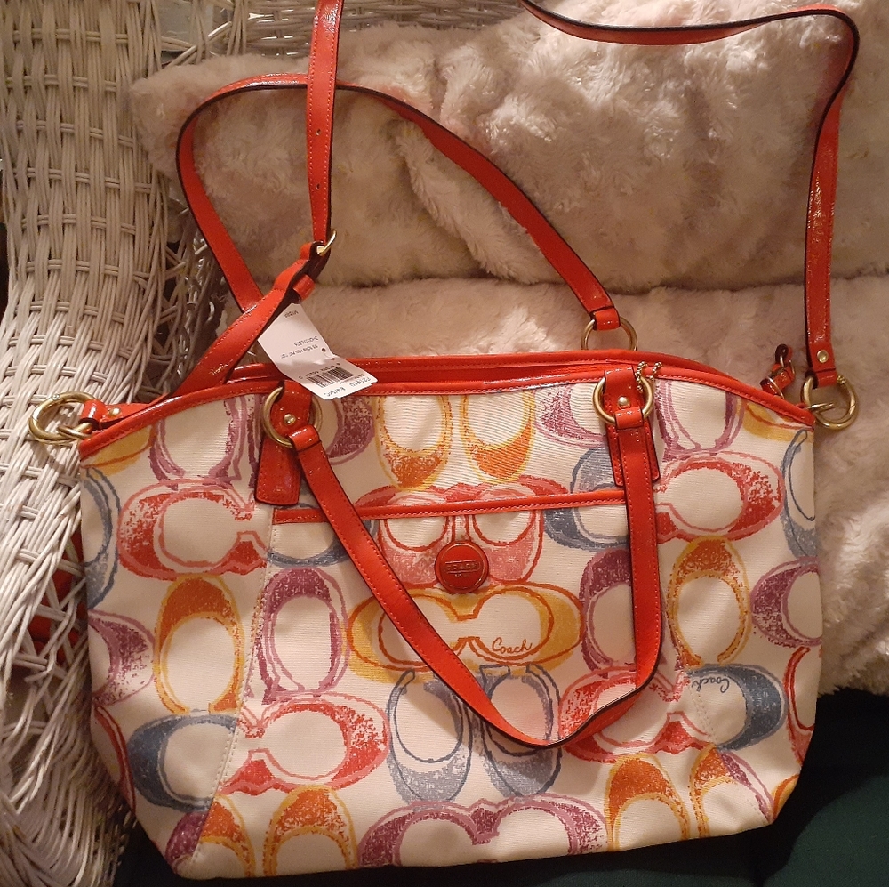 NEW PRICE Coach Multicolor Handbag F21910